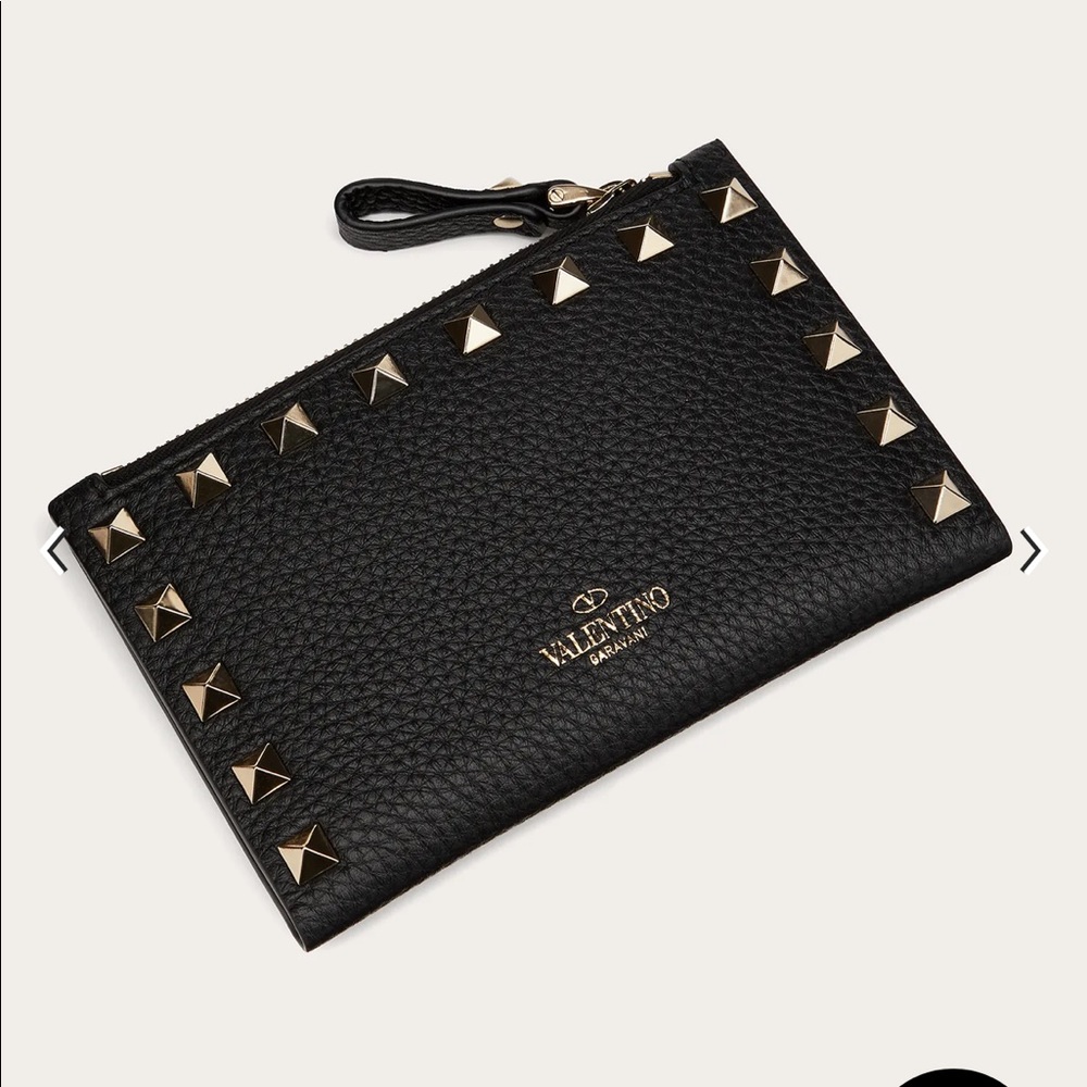 NWB Valentino Rockstud card holder/wallet